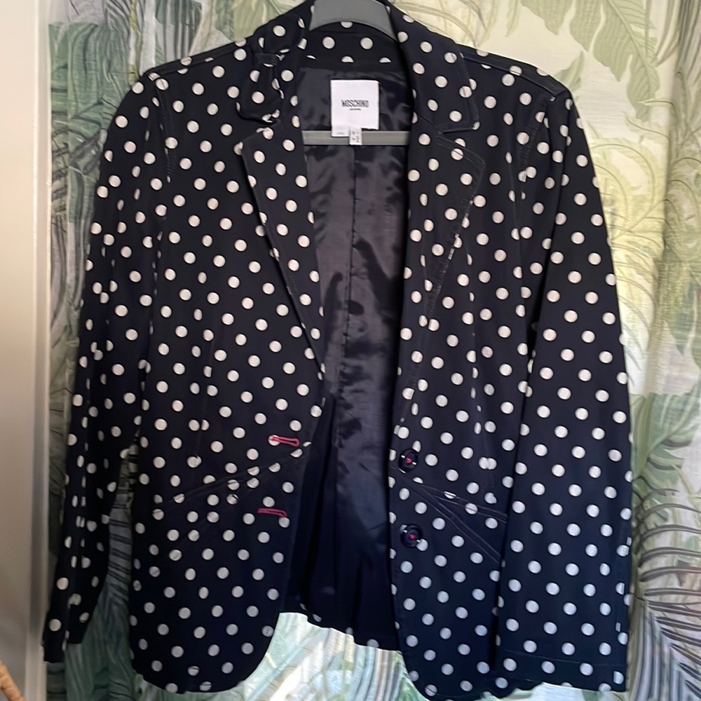 Cute Moschino polka dot blazer